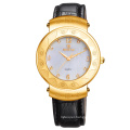 SKONE brand ladies water resistant 18K gold watch